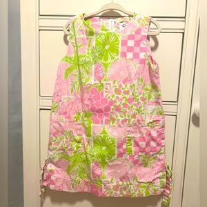 Like New LILLY PULITZER GIRLS size 4 shift dress